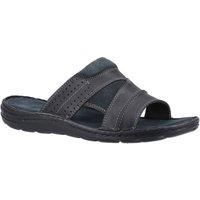 Hush Puppies Archer Sandal Mens Summer, Black, 6 UK