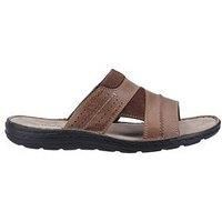 Hush Puppies Archer Sandal Mens Summer, Tan, 7 UK