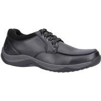 Hush Puppies Derek Lace Up Black Leather Mens Shoes Standard Fit 7