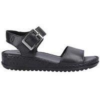 Womens Hush Puppies Ellie Slingback Wedge Heeled Buckle Sandals Sizes 4 to 8