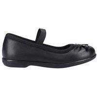 Hush Puppies Betty Junior Shoe, Black, 12 UK Child