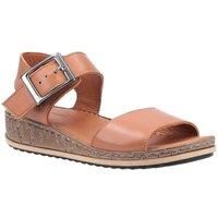 Hush Puppies Women/'s Ellie Wide Sandal, Tan, 3 UK