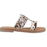 Hush Puppies Helen Slide Leather Women's Cow Sandals