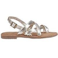 Hush Puppies Hope Wide Fit Sandal - Gold