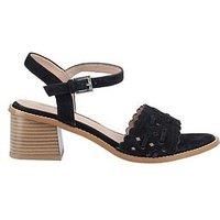 Hush Puppies Women/'s Lacie Heeled Sandal, Black, 7 UK