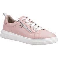 Hush Puppies Martha Leather Trainer - Pink
