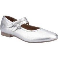 Hush Puppies Women/'s Naomi Mary Jane, Silver, 5 UK