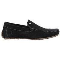 Hush Puppies Men/'s Ralph Suede, Black, 8 UK
