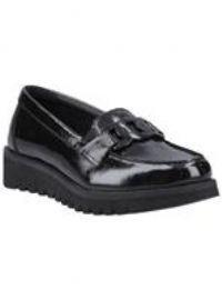 Hush Puppies Francis Loafer Patent Leather Girls's Black Loafers