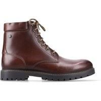 Base London Nickel Leather Men's Brown Ankle Boots