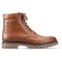 Base London Nickel Leather Men's Tan Ankle Boots