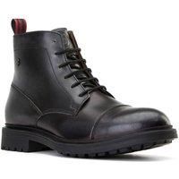 Base London Boulton Leather Men's Black Ankle Boots