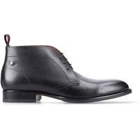 Base London Wallis Leather Men's Black Ankle Boots