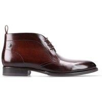 Base London Wallis Leather Men's Burnt Brown Ankle Boots