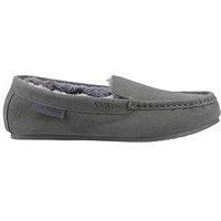 Hush Puppies Annie Womens Slippers Slip On Mocassin Suede Leather Slipper Tan