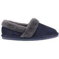 Hush Puppies Ariel Suede Women's Navy Slippers