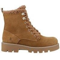 Hush Puppies Aurelia Suede Women's Tan Winter Ankle Boots