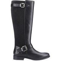 Hush Puppies Daphne Leather Women's Black Boots