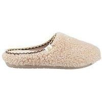 Hush Puppies Women/'s Good Slipper Teddy Mule, Beige, 4 UK