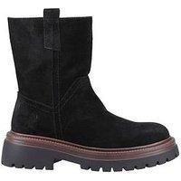 Hush Puppies Rebecca Suede Women's Black Boots