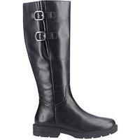 Hush Puppies Tallulah Leather Women's Black Boots