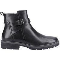 Hush Puppies Tove Leather Women's Black Boots