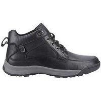 Hush Puppies Vernon Leather Men's Black Ankle Boots