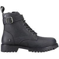 Hush Puppies Wanda Leather Women's Black Boots
