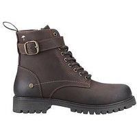 Hush Puppies Wanda Leather Women's Brown Boots