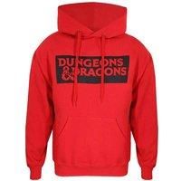 Dungeons & Dragons Men's Hoodie in Red | Size: Large