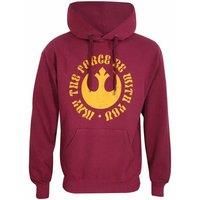 Disney  May The Force Be With You  women's Sweatshirt in Red