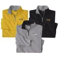 Atlas For Men Mens Microfleece Jumper (Pack of 3) AF529