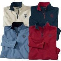 Atlas For Men Mens Microfleece Half Zip Jumper (Pack of 4) AF619