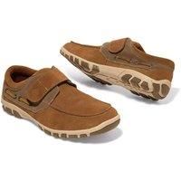 Atlas for Men Men's Leather Moccasins in Brown | Size: 5.5