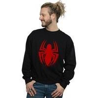 Spider-Man Men's Emblem Logo Sweatshirt in Black | Size: Small