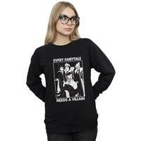 Disney  Every Fairy Tale Needs A Villain  women's Sweatshirt in Black