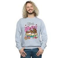 Scooby Doo  Life Is Sweet  men's Sweatshirt in Grey