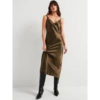 Joseph Clea Dress Silk Dress - Brown