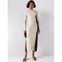Joseph Bicolour Knit Maxi Dress