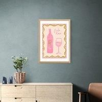 East End Prints Pale Rose Print by Emmy Lupin Studio