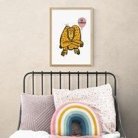 East End Prints Be Curious Monkey Print