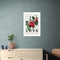 East End Prints It Must Be Love Print by The 13 Prints