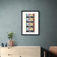 East End Prints Love More Print by The Violet Eclectic