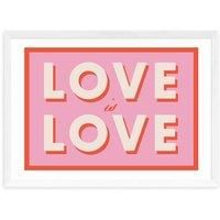 East End Prints Love Is Love Print by Studio Eleni