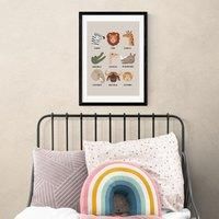 East End Prints Animal Safari In Stone Print by Kid of the Village