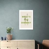 East End Prints What's For Dinner£ Print by The 13 Prints