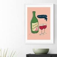 East End Prints Wine Not Print