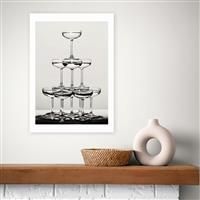 East End Prints Champagne II Art Print - A3