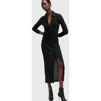 Allsaints Connie Midi Dress - Black