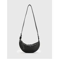 Allsaints Halfmoon Snake Xbody - Black